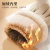 Guantes Mujer Invierno Cálidos Equitación Estilo Coreano Forro Polar Engrosados A Prueba de Frío A Prueba de Viento Pantalla Táctil Invierno Gamuza De Estudiante