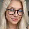 Nuevo Armazón de Gafas Poligonal Personalidad Femenina Estilo Universitario Armazón de Gafas Anti-Luz Azul Moda Retro Para Viajar Lentes Transparentes Moderno