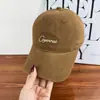 Gorra de Béisbol con Letras Estilo Coreano para Mujer, Primavera y Otoño, Versátil para Estudiantes, Marca de Tendencia Japonesa, Gorra de Sol de Copa Suave para Hombre