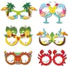 Nuevas Gafas de Papel de Frutas de Sirena del Océano Decoración de Verano para Niños Festival Accesorios para Fotos Suministros para Fiesta