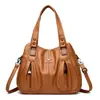 2026 Bolso Transfronterizo Nuevo para Mujer Portátil Gran Capacidad para Viajes Diarios Otoño e Invierno Bolso de Hombro Bolso Tote de Cuero Suave para Mujer