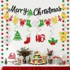 Conjunto de Festa de Natal Glitter da Amazon com Faixas, Decorações Penduradas Espirais e Guirlanda