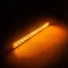 DxzImpuestos No IncluidosLuz Trasera de Coche Tira Larga de 15 LEDs Luz Lateral Luz Lateral para Camión Barco Luz de Advertencia Intermitente