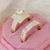 Accesorios de Año Nuevo Estilo Europeo y Americano Transfronterizo Exquisito Simple Versátil Combinación Anillo Apilable de Lujo Ligero R4990 Piedra Preciosa