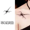 Adesivos de Tatuagem Aranha Vermelha à Prova d'Água Mini Adesivos de Tatuagem Personalizados Simulação Maquiagem de Halloween