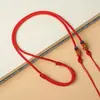 Cordón de Collar Tejido a Mano para Hombres y Mujeres, Accesorios de Joyería del Tíbet, Cordón para Colgar Colgantes de Jade, Cordón para Colgar Cuentas Dzi, Cadena para el Cuello Cruzada