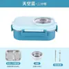 Lonchera de Acero Inoxidable 304 para Trabajadores de Oficina, Lonchera Bento Rellenable con Agua y Calentable, Lonchera con Forma de Cámara, Lonchera para Estudiantes con Compartimentos