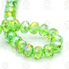 2/3/4/6/8mm K9 premium gelo-transparente cor sólida transparente imitação Swarovski facetado cristal plano contas de ábaco de vidro