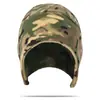 Gorro de Felpa Camuflaje para Hombres y Mujeres, Deportes al Aire Libre de Otoño e Invierno, Resistente al Frío, Cortavientos, Cálido, Montañismo, Ciclismo, Esquí, Running, Gorro con Protección para los Oídos
