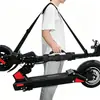 Juego de Puño de Manillar Plegable para Bicicleta y Correa de Hombro, Manillar Portátil de Doble Propósito, Accesorios de Viaje y Transporte para Patinete Eléctrico