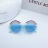 Gafas de Sol para Niños y Niñas Lindos Dibujos Animados Visores Solares Arcoíris Gafas de Sol Coloridas Personalizadas Venta Directa de Fábrica