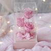 Rosa de Cristal Amor Flor Inmortal Acrílica Transfronteriza Acabada Regalo de San Valentín para Novia Regalo de Alta Gama Venta al por Mayor