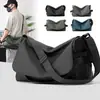 Bolsa Transversal Masculina Grande Capacidade Tendência Estilo Japonês Marca Retrô Nova Coleção Outono 2024 Simples Casual Versátil Bolsa de Ombro