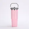 Copo Portátil para Carro 30oz Selecionado Cuidadosamente, Copo com Isolamento a Vácuo de Parede Dupla em Aço Inoxidável 304, Copo de Água Personalizado para Esportes ao Ar Livre