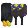 Venta caliente transfronteriza, raqueta de squash de fibra de vidrio para deportes al aire libre, traje de raqueta de squash de fibra de carbono.