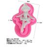 Molde de Niña de Ballet Bk1065 Molde Decorativo de Silicona para Yeso de Aromaterapia