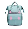 Mochila de Gran Capacidad para Madre y Bebé Color Gatuno Bloque de Color Bolso de Mamá de Mano Hombro Cruzada Multiusos Salida Viaje Bolso de Mamá Caliente