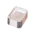 Plato de papel de hojalata para freidora de aire, bandeja para hornear cuadrada, caja de papel de hojalata, papel para hornear, horno doméstico, papel de aluminio, recipiente de papel de hojalata