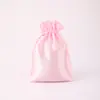 Bolsas de Satén Hechas, Bolsas para Joyas, Bolsas para Pelucas, Bolsas de Satén con Cordón Antipolvo, Logotipo Personalizado