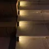 Nueva Luz Triangular para Escalones Exteriores Transfronteriza, Luz de Atmósfera de Alto Brillo para Jardín y Patio, Luz Solar Pequeña para Escalones a Prueba de Lluvia