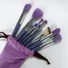 Nuevo Set de 13 Piezas de Brochas de Maquillaje Sijiqing, Brocha Portátil de Cerdas Suaves para Rubor, Brocha para Sombra de Ojos, Set Completo de Herramientas de Belleza
