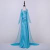 Comercio Exterior Ropa de Verano para Niños Vestido de Encaje Frozen para Niñas con Cola Estampado de Ceremonia Lentejuelas Bordado Vestido de Princesa para Niños