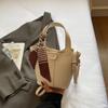 Bolsa Clássica Simples de Aparência Sofisticada Feminina 2025 Verão Nova Moda Nicho Casual Transversal Bolsa Balde