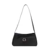 Bolso de hombro minimalista tipo baguette único para mujer, nuevo bolso de mano de moda para el día a día, bolso de hombro versátil y elegante