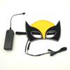 Transfronterizo Nueva Máscara de Fieltro Luminosa LED Personaje Marvel Capitán América Máscara Halloween Fiesta de Pascua
