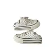 Zapatos de lona de suela gruesa estilo coreano, versátiles, con lunares, para mujer, nueva colección de verano 2026, zapatillas casuales estilo estudiante