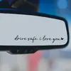 Dirija em Segurança Eu Te Amo Direção Segura Eu Te Amo Decalque de Espelho Inglês Transfronteiriço Sv658