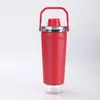 Copo Isolado a Vácuo de Aço Inoxidável 304 para Uso Transfronteiriço, Copo Misturador Portátil Grande Capacidade para Fitness, Copo de Água Esportivo Portátil para Exterior
