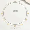 Venta al por mayor transfronteriza de accesorios de moda nuevos y de moda: Collares minimalistas de acero inoxidable con letra V, collares extralargos y cadenas para suéteres para mujer