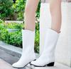 Tamanho grande 40/41/42/43 tamanho manga botas PU botas femininas JGB2015N010369