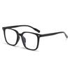 Armazones de Lentes de Prescripción de Moda Estilo Influencer para Hombres, Aspecto Natural, Efecto Adelgazante, Graduación Personalizable, Armazones para Estudiantes, Bloqueo de Luz Azul, Lentes Sin Graduación
