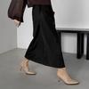 Botines Elegantes de Piel Genuina de Moda para Mujer 2025 Nuevos con Punta Fina y Tacón de Aguja Botas Cortas Elegantes de Moda