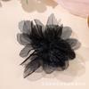 Adorno de Encaje de Organza con Flor de Gradiente Estéreo de 14 cm para Ropa, Zapatos, Sombreros y Decoraciones para la Cabeza, Accesorios DIY