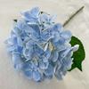 Siéntete elegante y agraciado 72 piezas de hortensias hidratantes para decoración del hogar, decoración floral para bodas, flores falsas, sensación de pegamento suave, simulación de hortensias