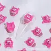 Nova Versão Mini Joias Urso de Frutas Silvestres Resina Rosa Vermelho Urso Doce Pote de Mel Acessórios para Joias