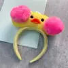 Diadema de Personaje de Dibujo Animado Japonés y Coreano, Alien de Tres Ojos, Tiburón, Cabeza de Dinosaurio, Pinza para el Cabello para Lavarse la Cara, Estilo de Diadema Original y Lindo