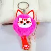 Nuevo Llavero Colgante Creativo de Bola Peluda para Gato Lindo Exquisito Regalo Gato de la Suerte Bola de Pelo Adorno Pequeño para Bolsa