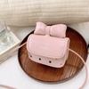 Bolsa para Niña Lindo Moño Mini Bolso Cruzado de Hombro Infantil Estilo Nuevo Versátil para Niña Lunares Billetera para Monedas de Labial