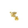 Gaibei Europa y Estados Unidos transfronterizo de alta gama lujo circonita en forma de corazón clavo para la oreja animal clavo para la oreja piercing cartílago de la oreja clavo para la oreja