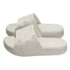 Pantuflas de una pieza para mujer de Eva para exteriores e interiores de verano, sin olor, silenciosas, con una sensación suave al pisar, pantuflas antideslizantes para el hogar para hombre