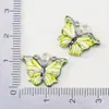 Colgante de Mariposa con Patrón de Goteo de Aceite Joyería de Aleación Estilo Ins Colgante de Mariposa de Aleación Estilo Coreano Accesorios para Collares y Pendientes DIY