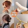 Uma geração de pelúcia postal agarrar hairpin cabelo feminino agarrar temperamento francês grande tubarão clipe sentindo hairpin