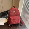 Mochila Casual de Alto Valor Nueva Verano 2026 Bolso con Estampado de Leopardo Bolso para Mujer Mochila Estudiante Moderna Elegante