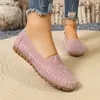 Zapatos Planos Casuales de Nuevo Estilo para Primavera y Otoño de Talla Grande Moda Slip-On Poco Profundos con Lazo Zapatos Planos para Mujer