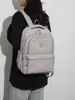 Mochila de Nylon com Design de Nicho Japonês e Coreano para Mulheres, Casual, Leve, para Viagem ao Ar Livre, Estudantes Universitários, Pequena Bolsa Escolar para o Dia a Dia
