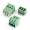 Bloques de terminales enchufables EX/KF15EDG-3.81mm 2EDG 2p -16p curva para conectores enchufables